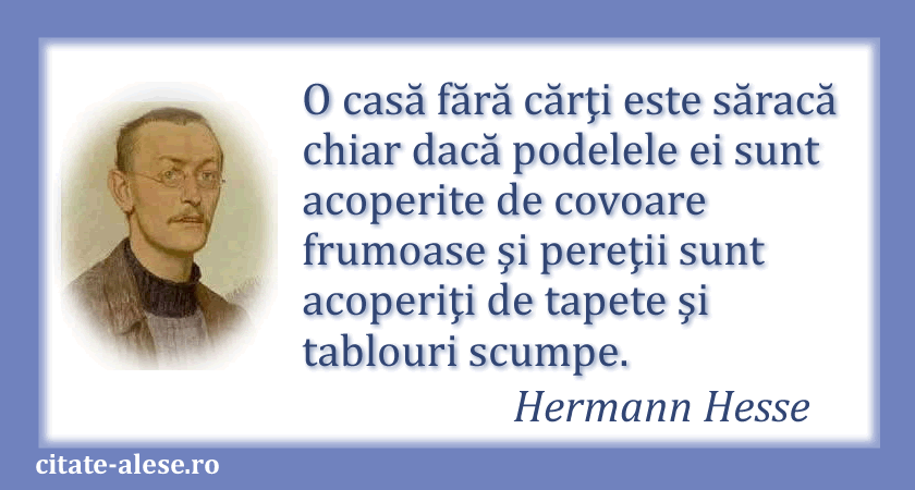 Hermann Hesse, citat despre cultură